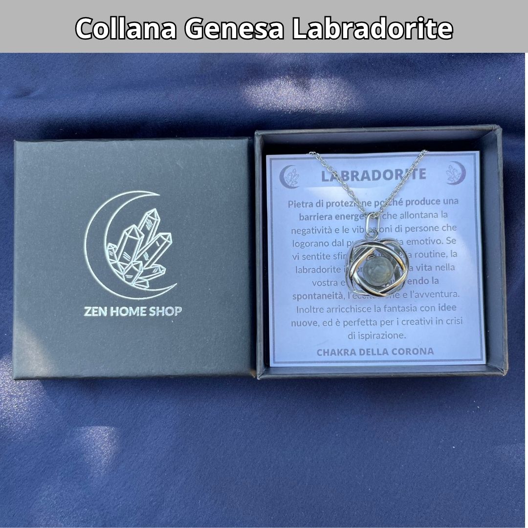 Collana Genesa Labradorite (Acciaio Inox)