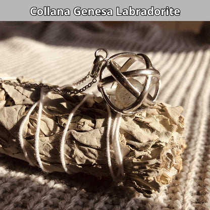 Collana Genesa Labradorite (Acciaio Inox)