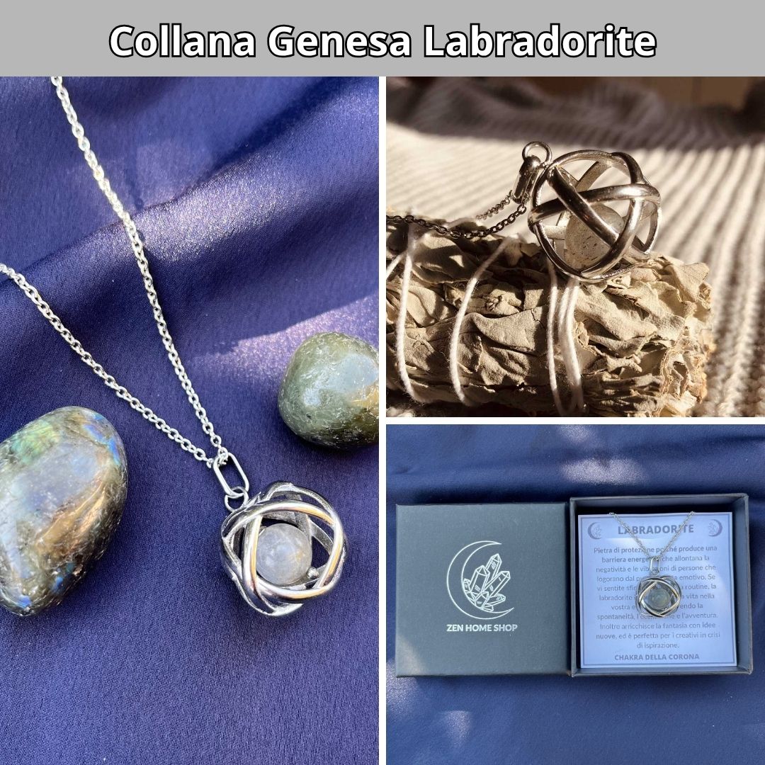 Set 10 Collane Genesa con Pietra Naturale