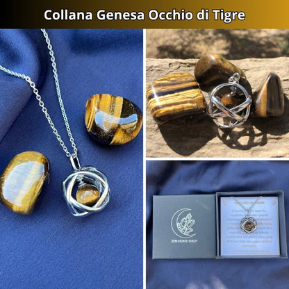 Set 10 Collane Genesa con Pietra Naturale