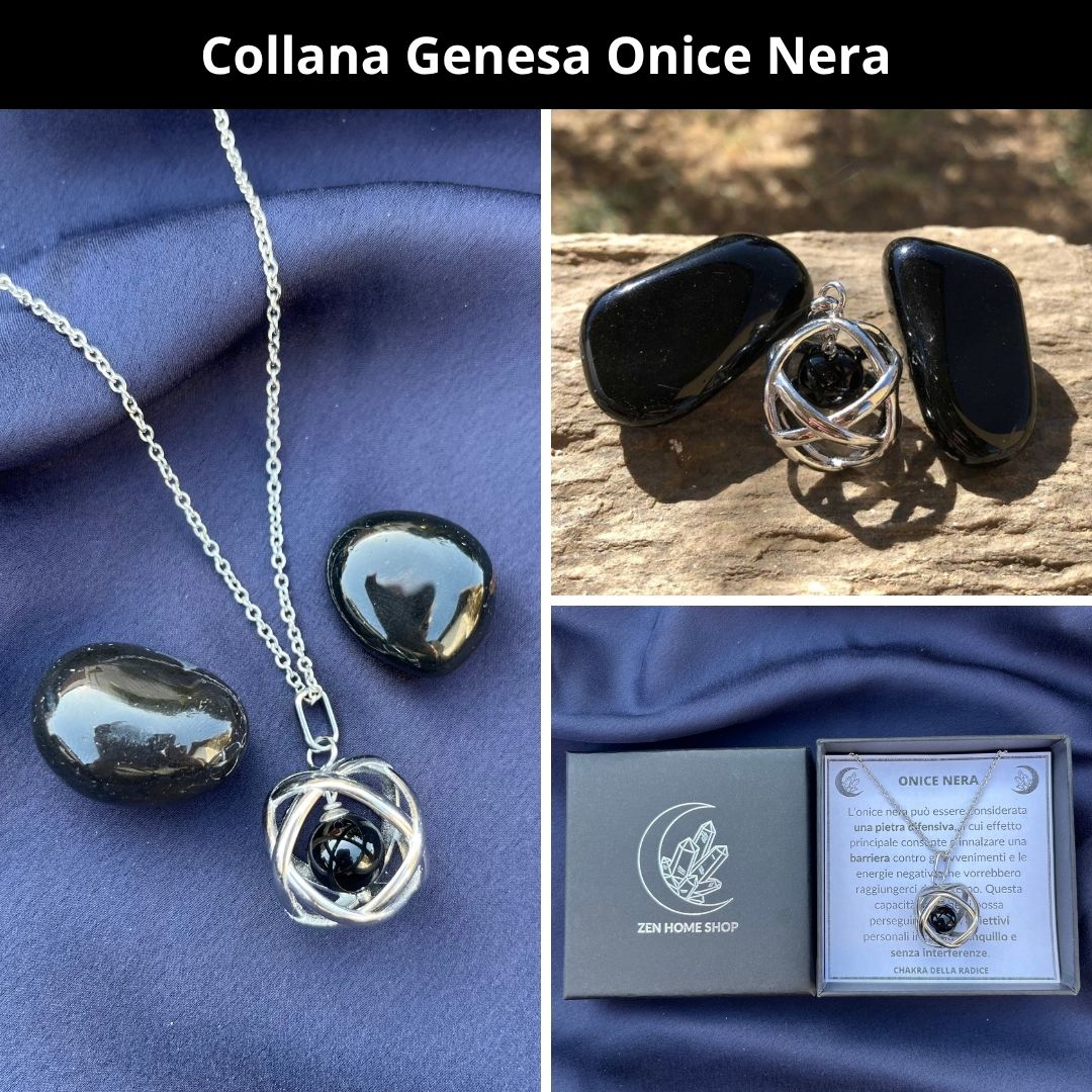 Set 10 Collane Genesa con Pietra Naturale
