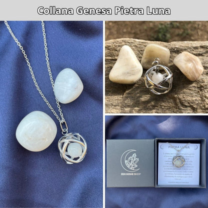 Set 10 Collane Genesa con Pietra Naturale