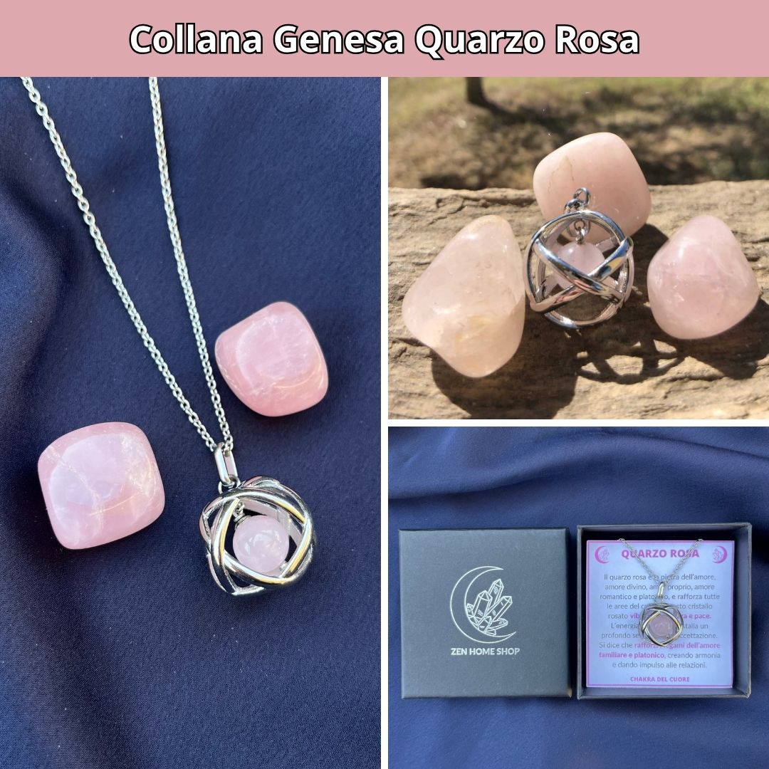 Set 10 Collane Genesa con Pietra Naturale