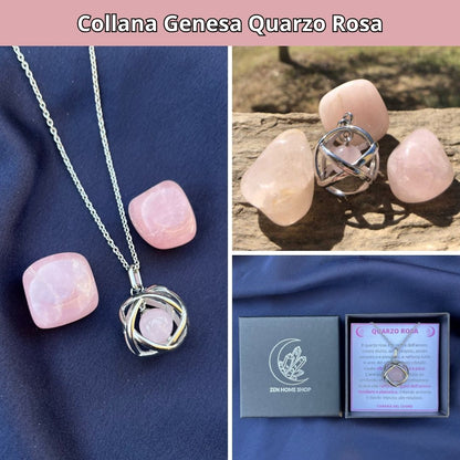 Set 10 Collane Genesa con Pietra Naturale