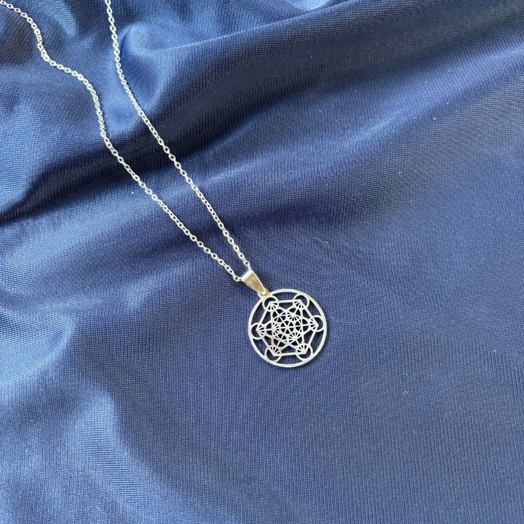 Collana Metatron Argento 2,5 cm (acciaio inox)