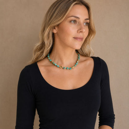 Collana Luce Pietra Naturale Amazzonite