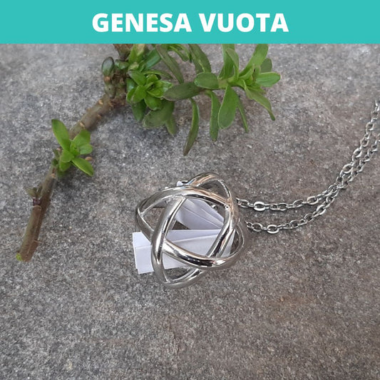 Collana Regolabile Genesa Vuota (Acciaio Inox)