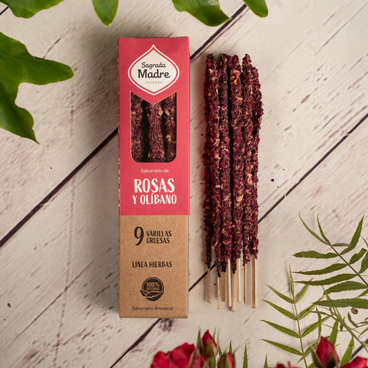 Linea Herbal - Rosa e Frankincense 9pz (Sagrada Madre)