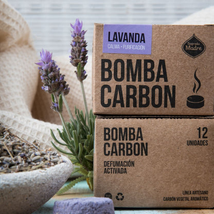 Linea Bomba Carbon x 12 - Lavanda (Sagrada Madre)