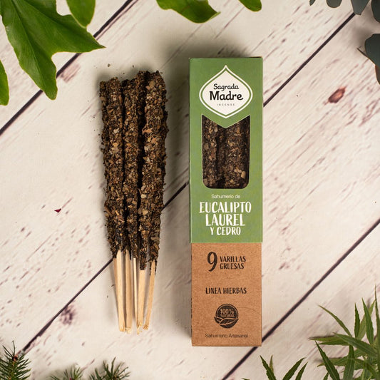 Linea Herbal - Eucalipto - Laurel - Cedro 9pz (Sagrada Madre)