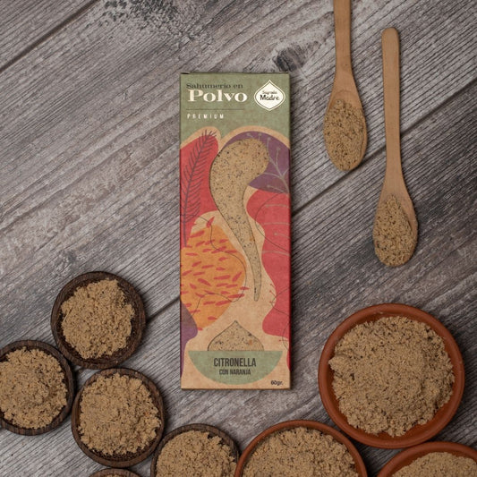 Linea Polvere di Incenso 60g - Citronella e Arancia (Sagrada Madre)