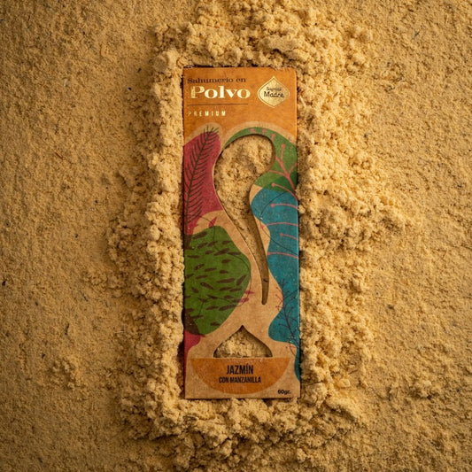 Linea Polvere di Incenso 60g - Jazmin e Manzanilla (Sagrada Madre)