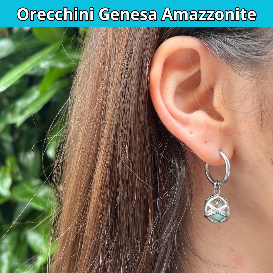 Orecchini Genesa Amazzonite