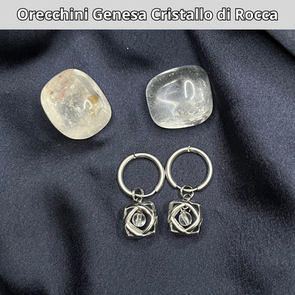 Orecchini Genesa Cristallo di Rocca