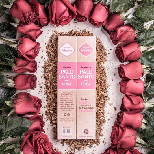 Linea Palo Santo - Rosa, 8 pz (Sagrada Madre)