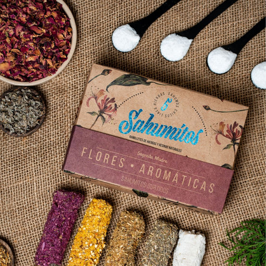 Linea Sahumitos Small Smudge x5  Flowers Aromatics