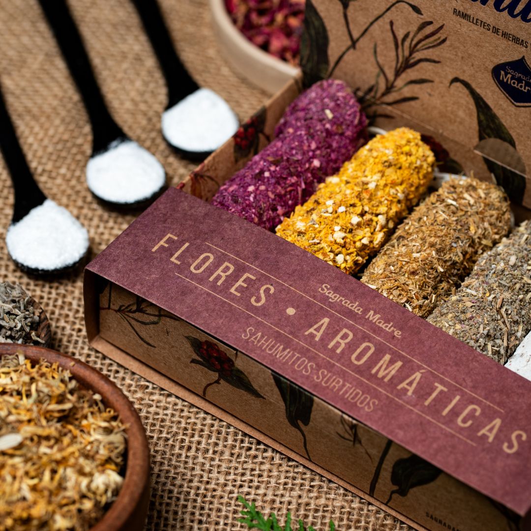 Linea Sahumitos Small Smudge x5  Flowers Aromatics