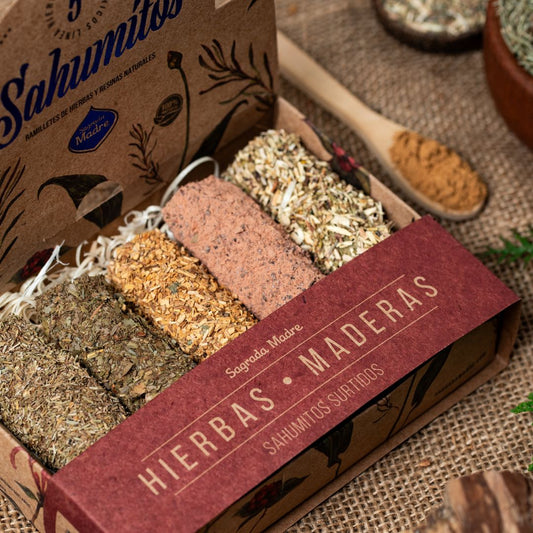 Linea Sahumitos Small Smudge x5 Herbs and Woods/Maderas