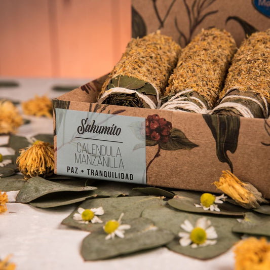 Linea Sahumitos Small Smudge x5 Chamomile-Calendula