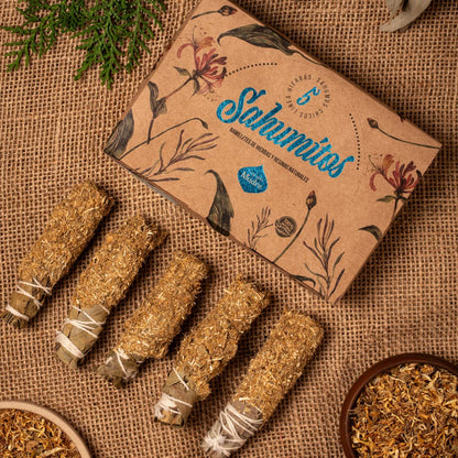 Linea Sahumitos Small Smudge x5 Chamomile-Calendula
