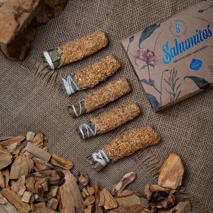 Linea Sahumitos Small Smudge x5 Palo Santo