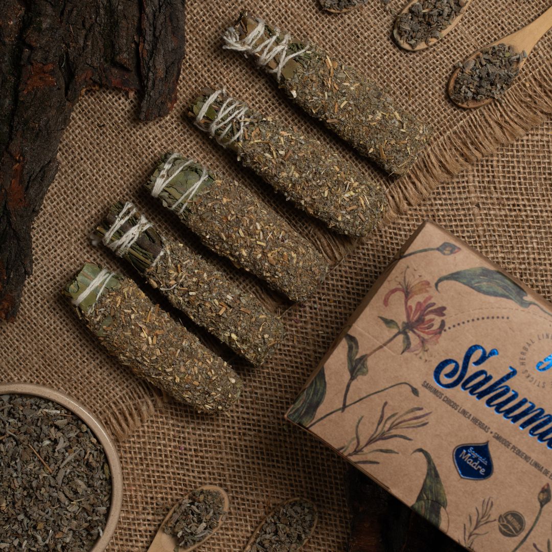 Linea Sahumitos Small Smudge x5 White Sage
