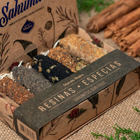 Linea Sahumitos Small Smudge x5 Assorted Resin and Spices/Especias