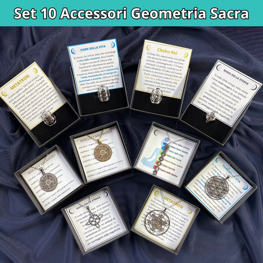 Set 10 accessori Geometria Sacra