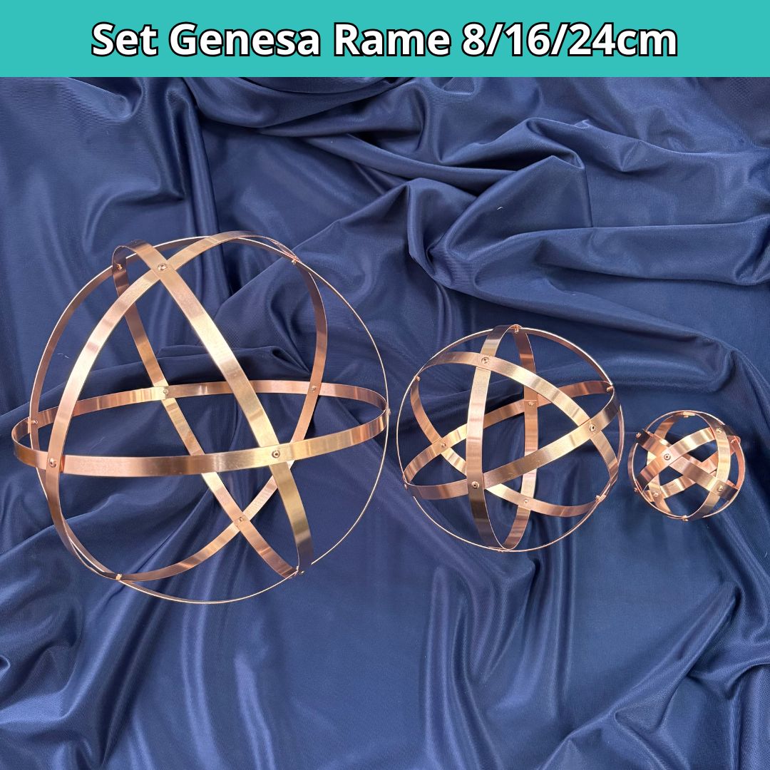 Genesa Crystal Rame Set 8/16/24cm